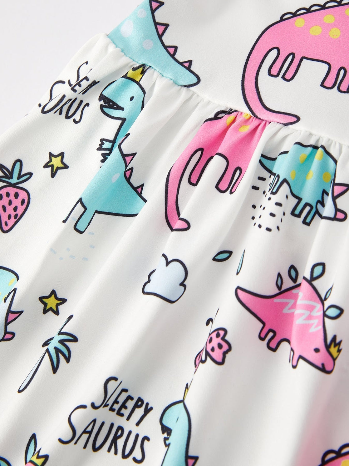Sleepy Saurus Twirl Dress