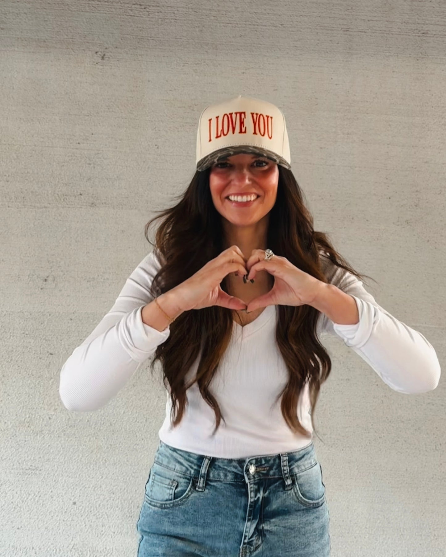 I Love You Trucker Hat