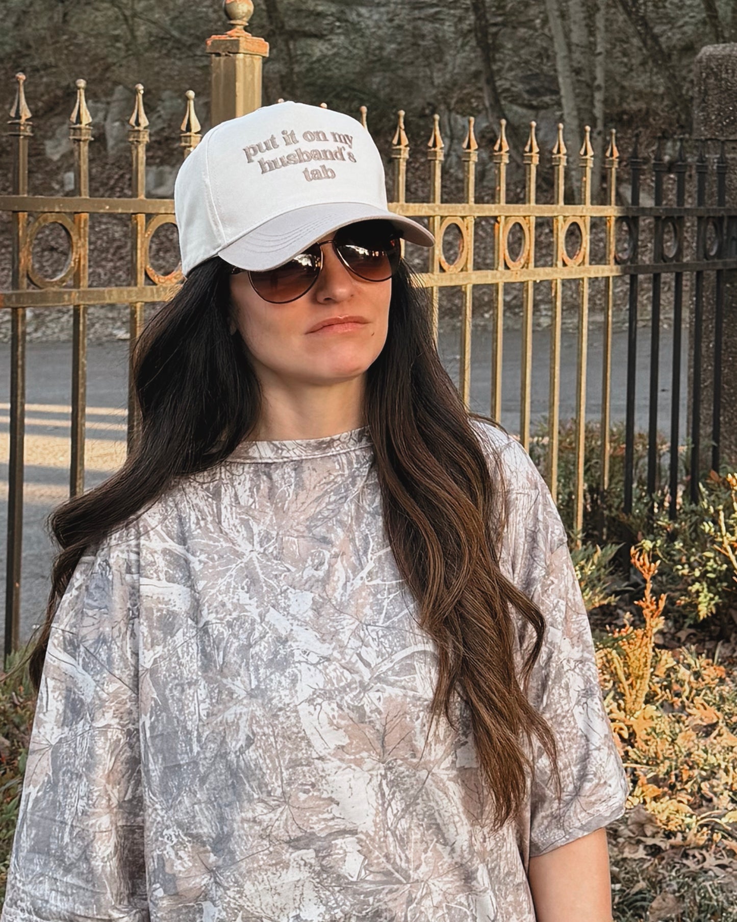 put it on my husband tab hat