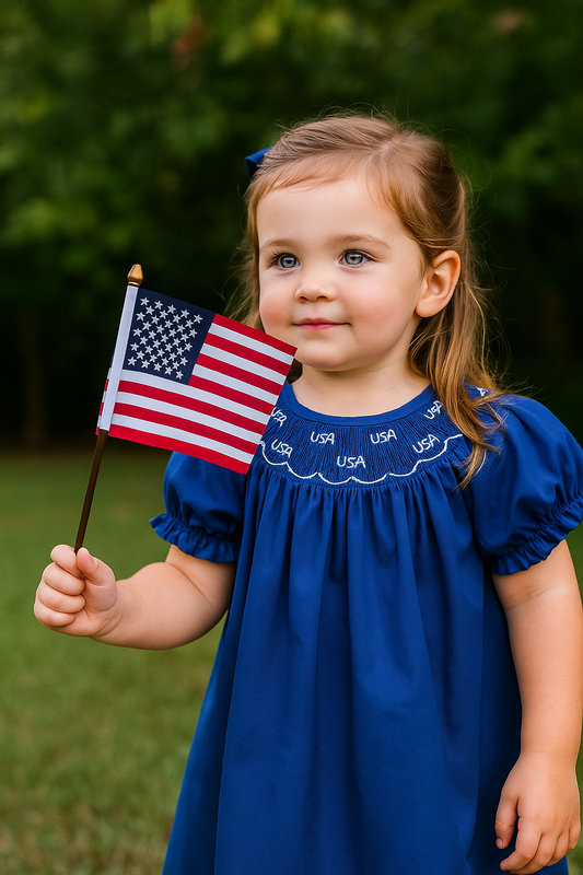 Star-Spangled Smocked Dress 🇺🇸