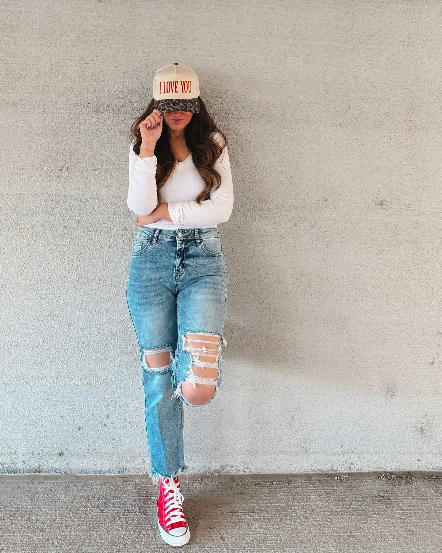 I Love You Trucker Hat