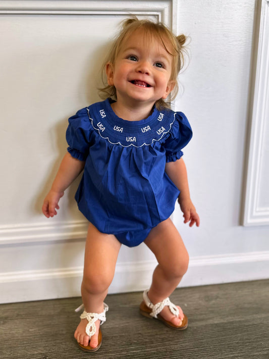 Stars, Stripes & Sweet Smiles Romper