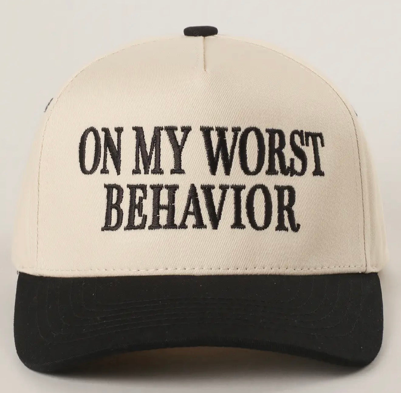On My Worst Behavior Hat