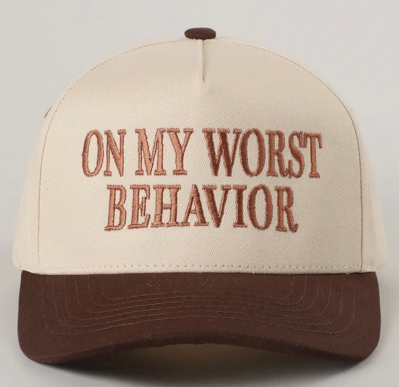 On My Worst Behavior Hat