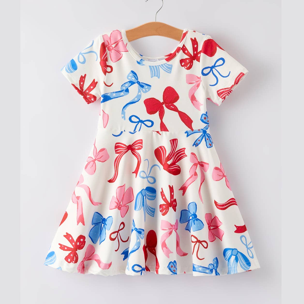 All-American Bow Twirl Dress 🇺🇸