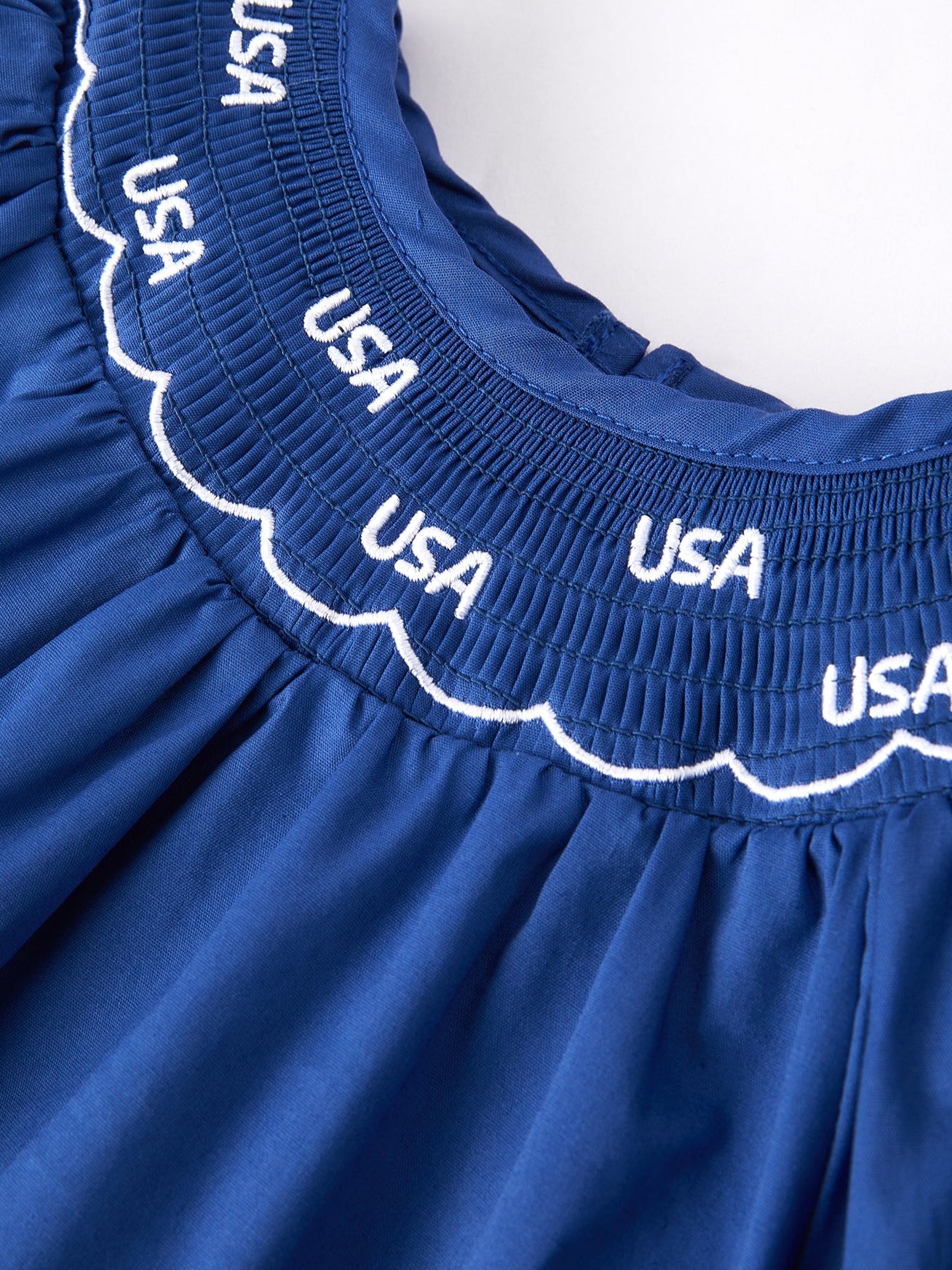 Little Miss USA Smocked Dress