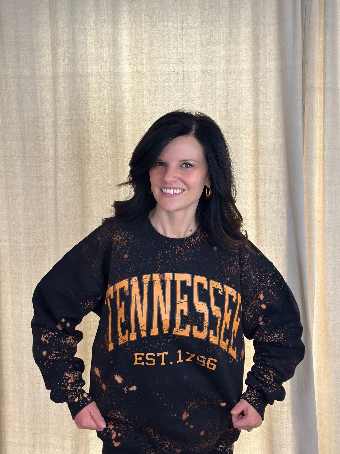 Bleached + Distressed TN Sweatshirt