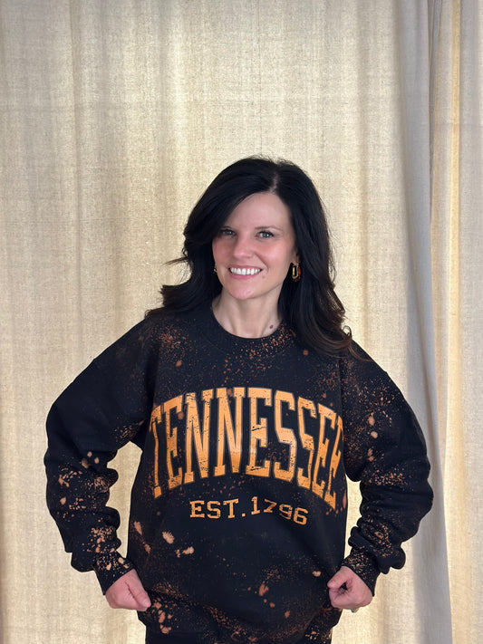 Bleached + Distressed TN Sweatshirt