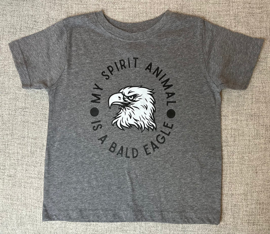 my spirit animal is a bald eagle tee