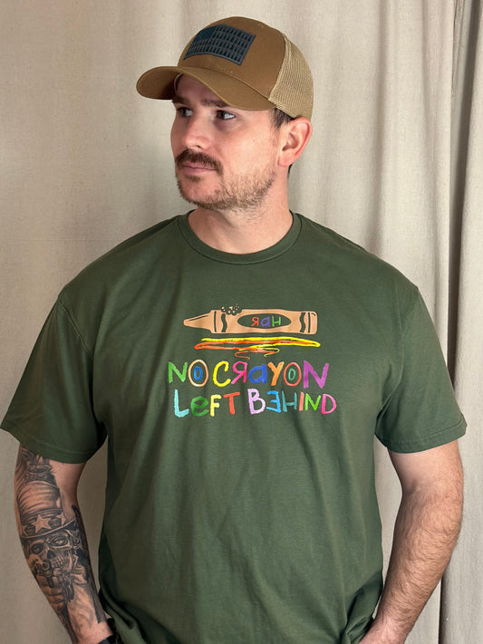 No Crayon Left Behind Tee