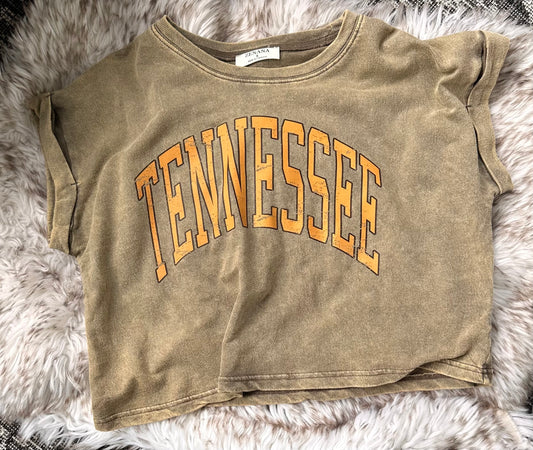 Tennessee Vintage Crop Tee
