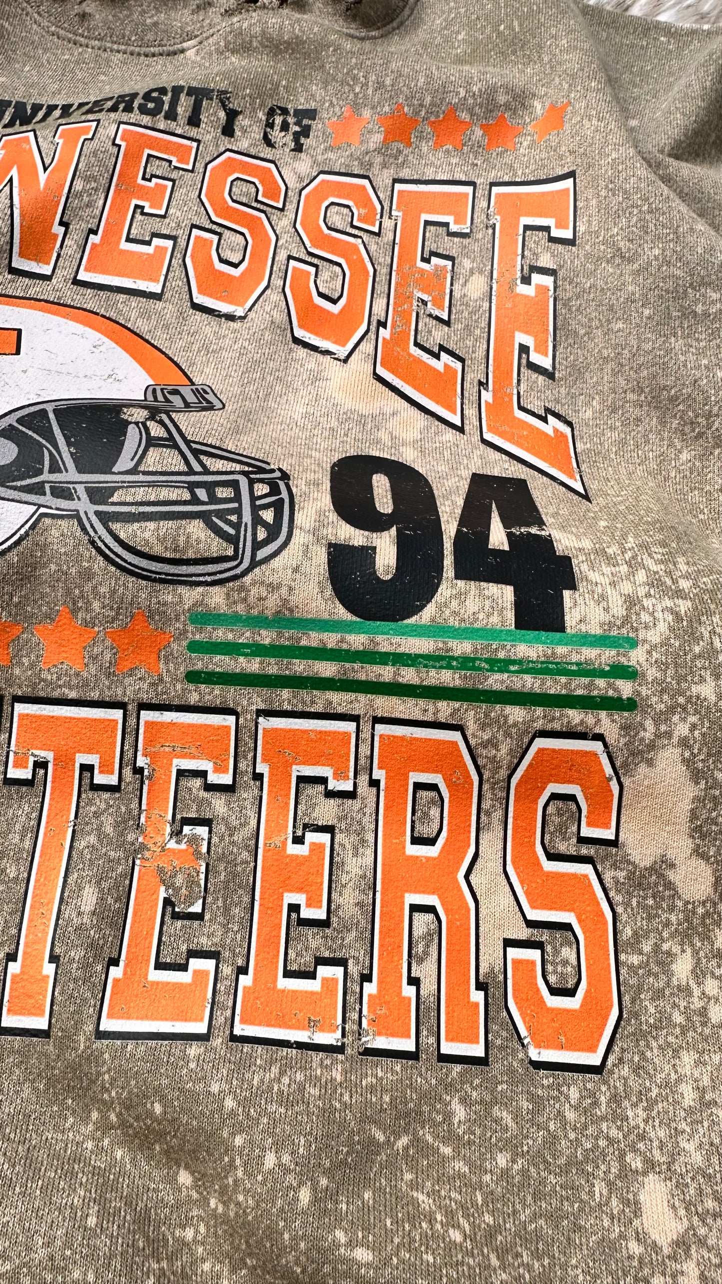 Green Thrifted Tennessee Sweatshirt