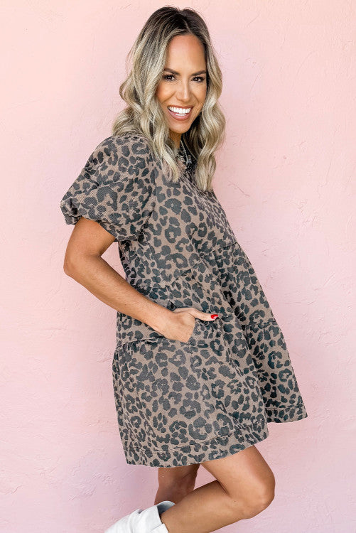 Leopard Pocket Dress