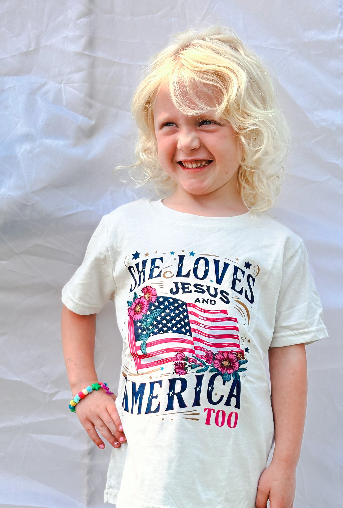 She loves Jesus and America too tee