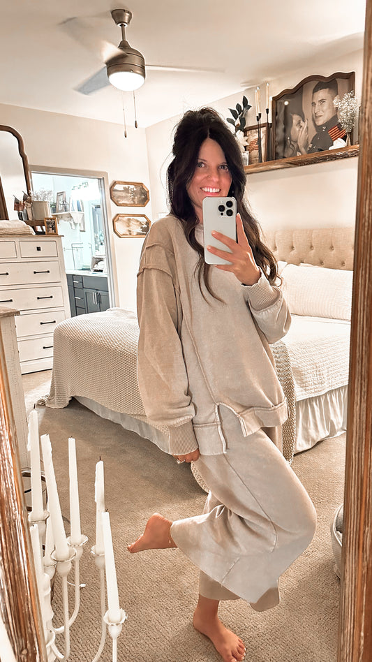 Barefoot in Beige Lounge Set