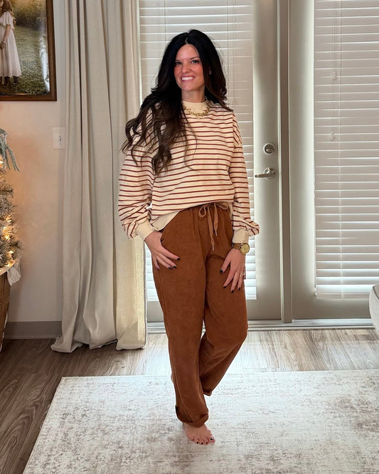 Rust and Cream Comfort Crew